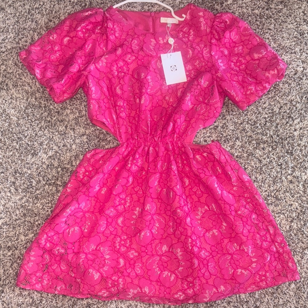 Pink Lace Women’s Dress